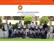 Tablet Screenshot of jainhappyschool.com